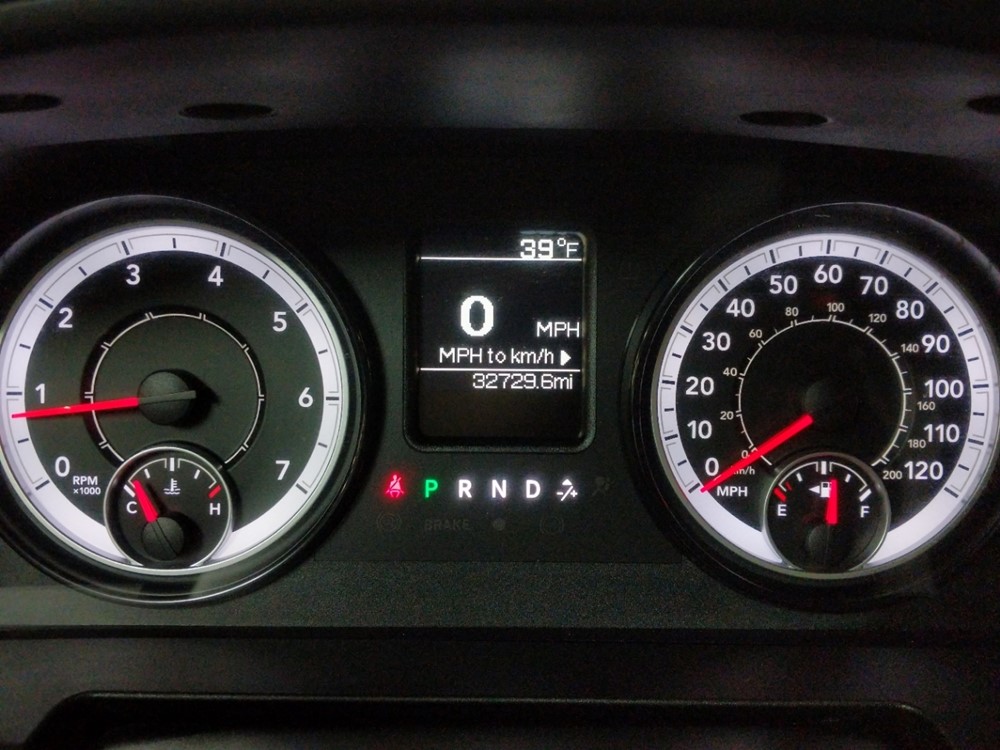 2017 Dodge Ram 1500 - Odometer Close Up