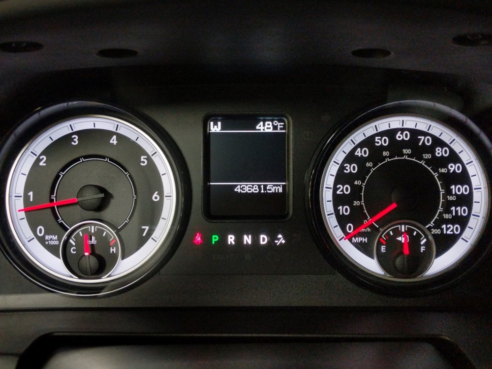 2017 Dodge Ram 1500 - Odometer Close Up
