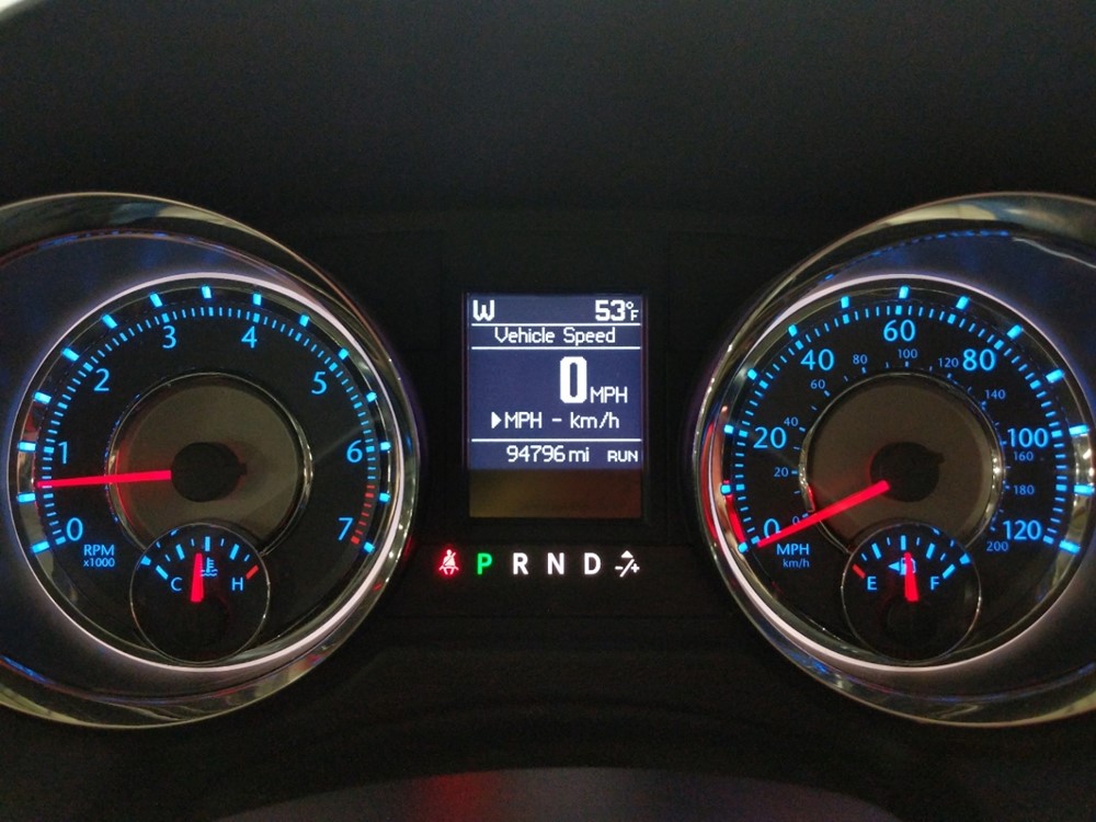 2013 Chrysler Town and Country - Odometer Close Up