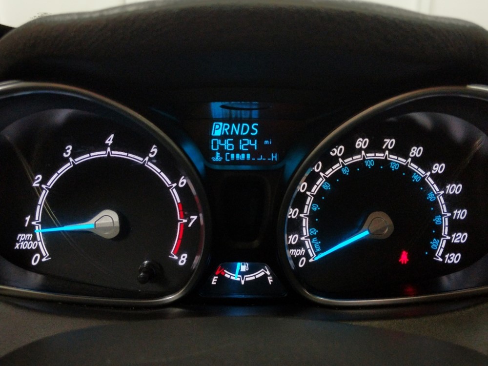 2017 Ford Fiesta - Odometer Close Up