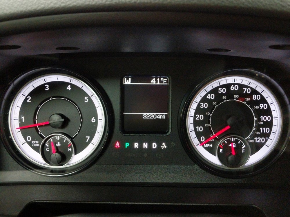 2017 Dodge Ram 1500 - Odometer Close Up