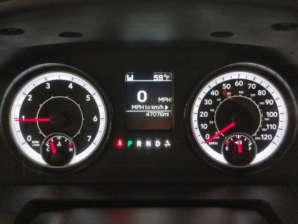 2017 Dodge Ram 1500 - Odometer Close Up