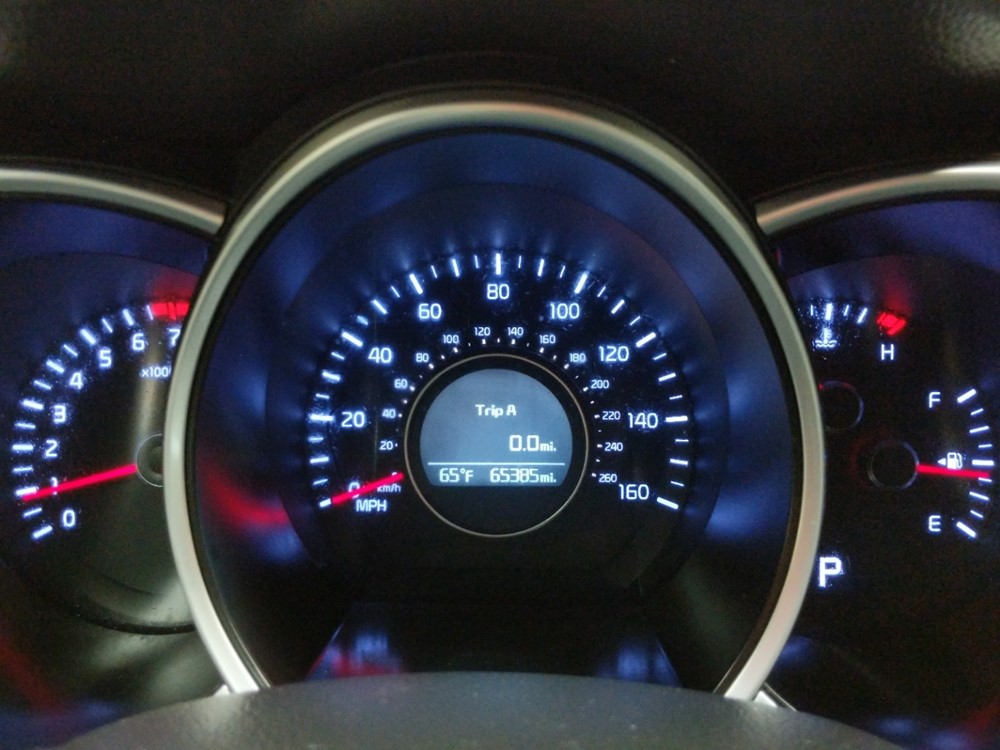 2015 Kia Optima - Odometer Close Up