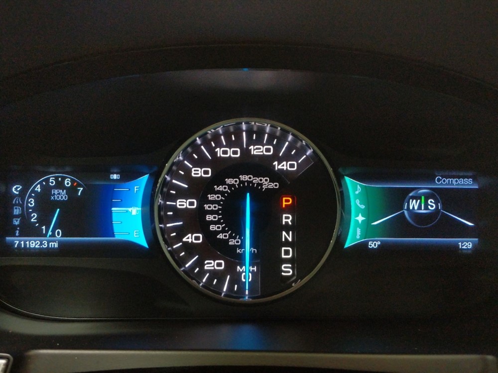 2013 Ford Edge - Odometer Close Up