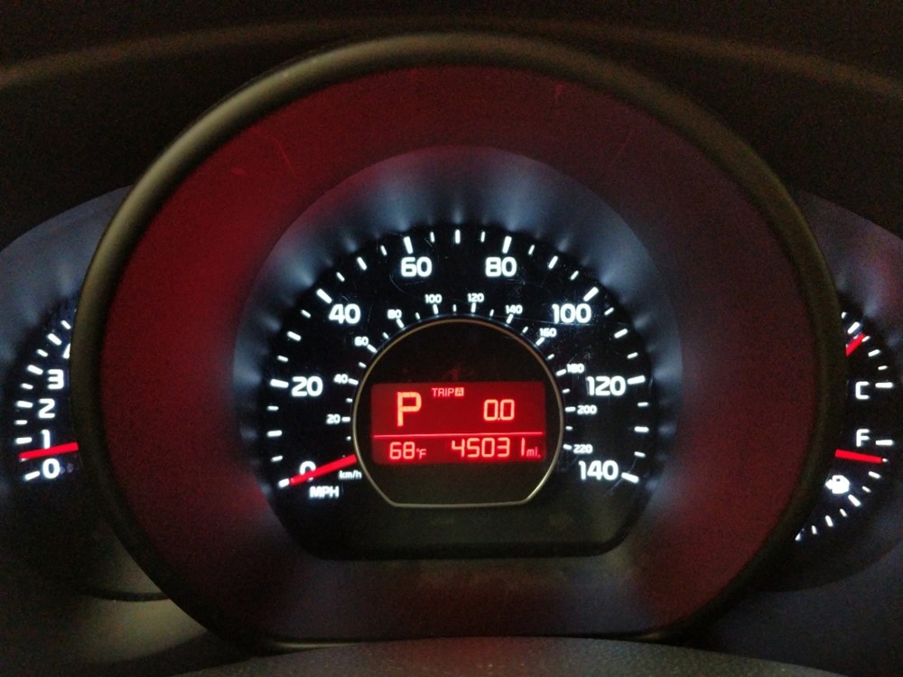 2017 Kia Soul - Odometer Close Up
