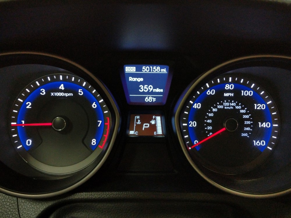 2017 Hyundai Elantra - Odometer Close Up