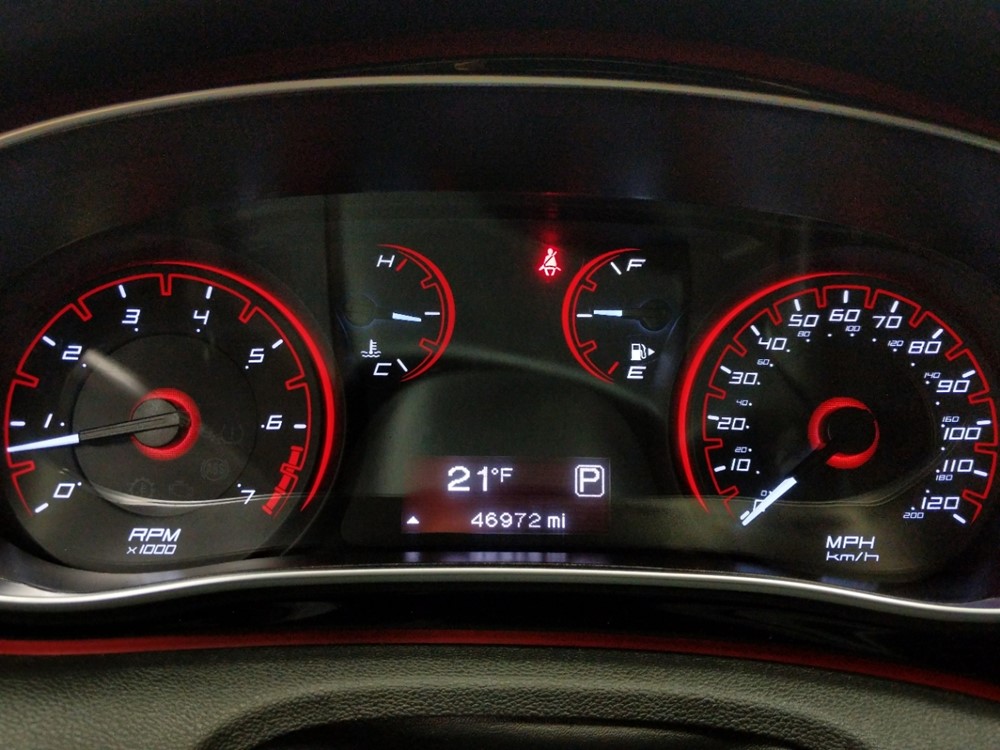 2016 Dodge Dart - Odometer Close Up