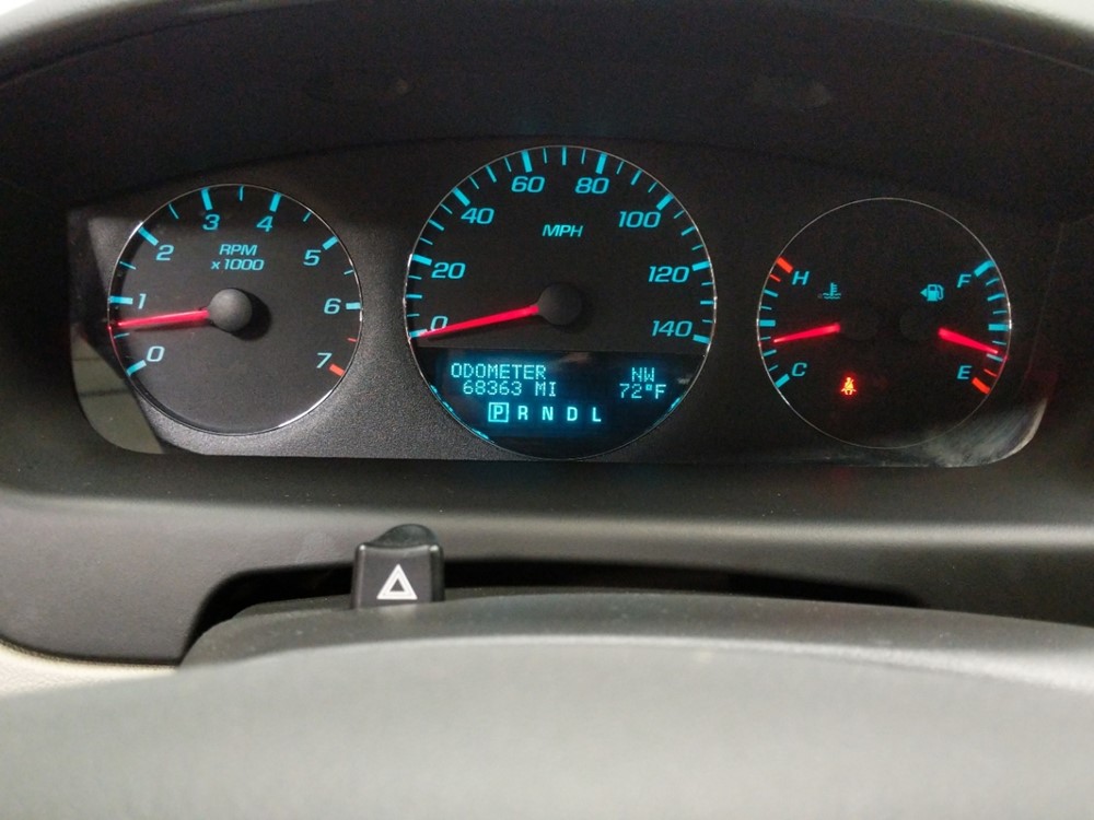 2016 Chevrolet Impala - Odometer Close Up