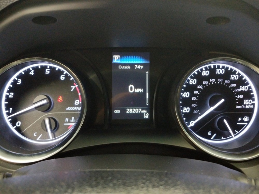 2018 Toyota Camry - Odometer Close Up