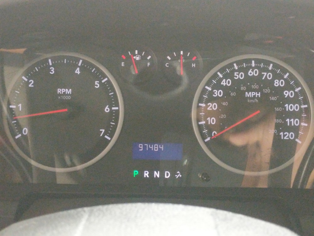 2011 Dodge Ram 1500 - Odometer Close Up