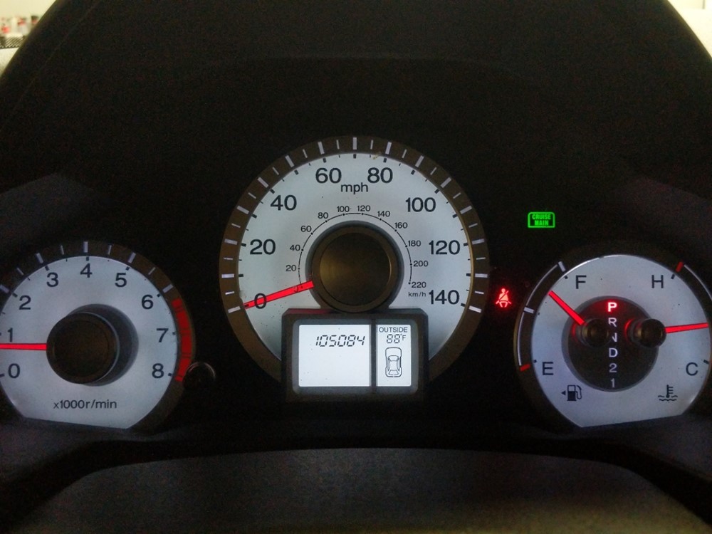 2011 Honda Pilot - Odometer Close Up