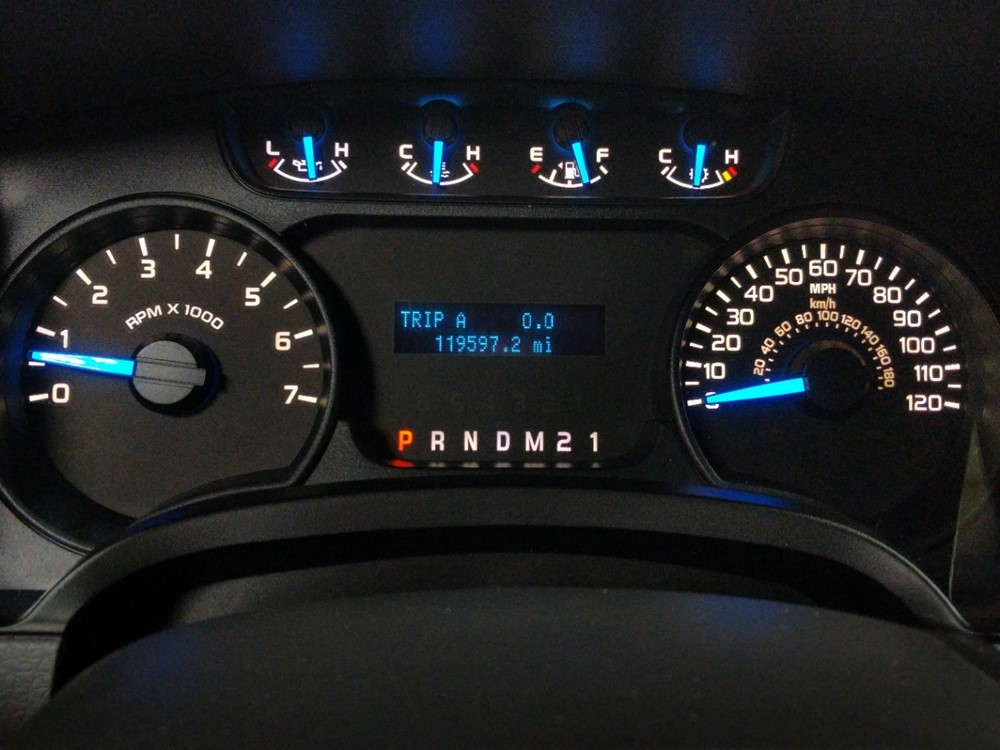 2013 Ford F-150 - Odometer Close Up
