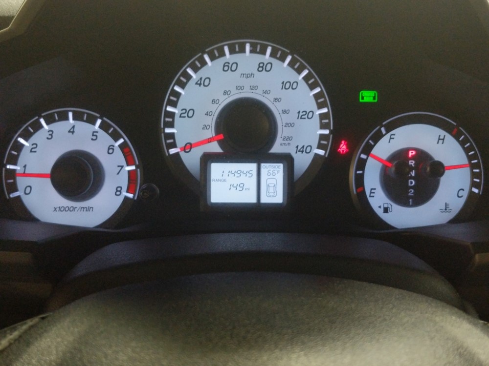 2012 Honda Pilot - Odometer Close Up