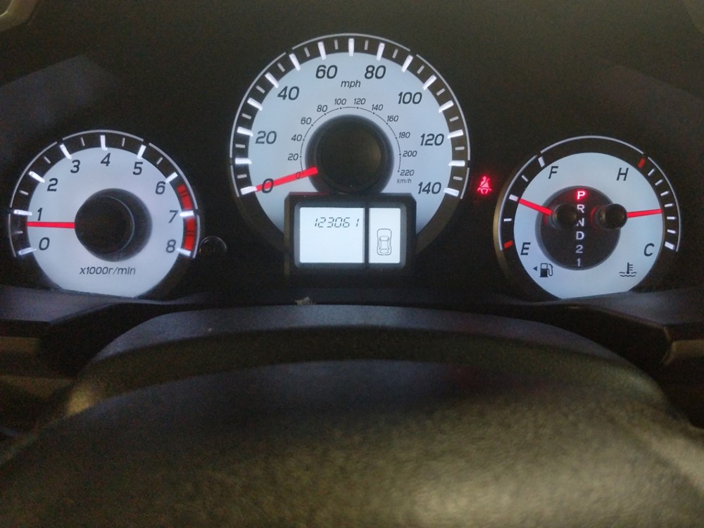 2012 Honda Pilot - Odometer Close Up
