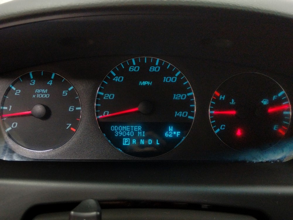 2016 Chevrolet Impala - Odometer Close Up