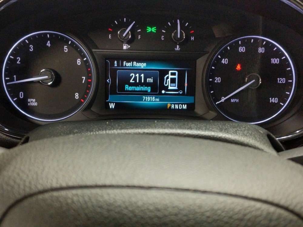 2017 Buick Encore - Odometer Close Up