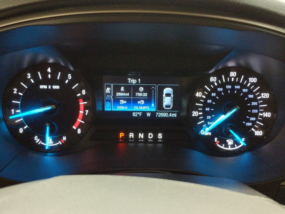 2016 Ford Fusion - Odometer Close Up
