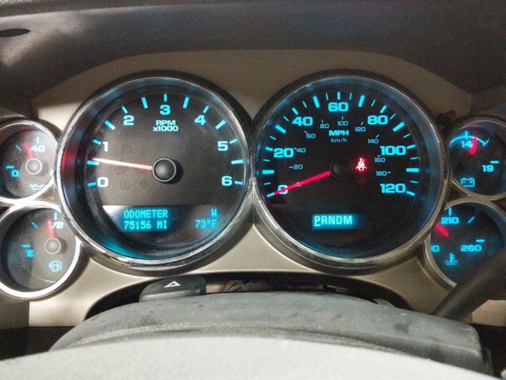 2011 Chevrolet Silverado 1500 - Odometer Close Up