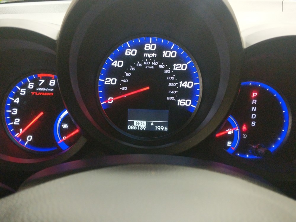2009 Acura RDX - Odometer Close Up