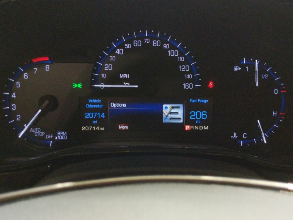2016 Cadillac CTS - Odometer Close Up