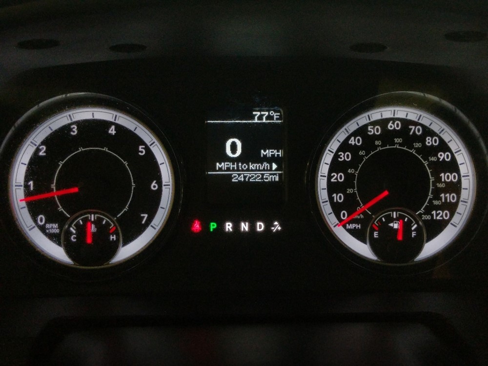 2018 Dodge Ram 1500 - Odometer Close Up