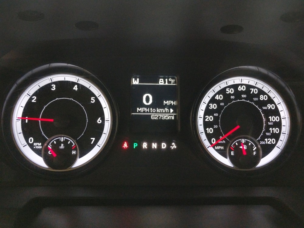 2015 Dodge Ram 1500 - Odometer Close Up
