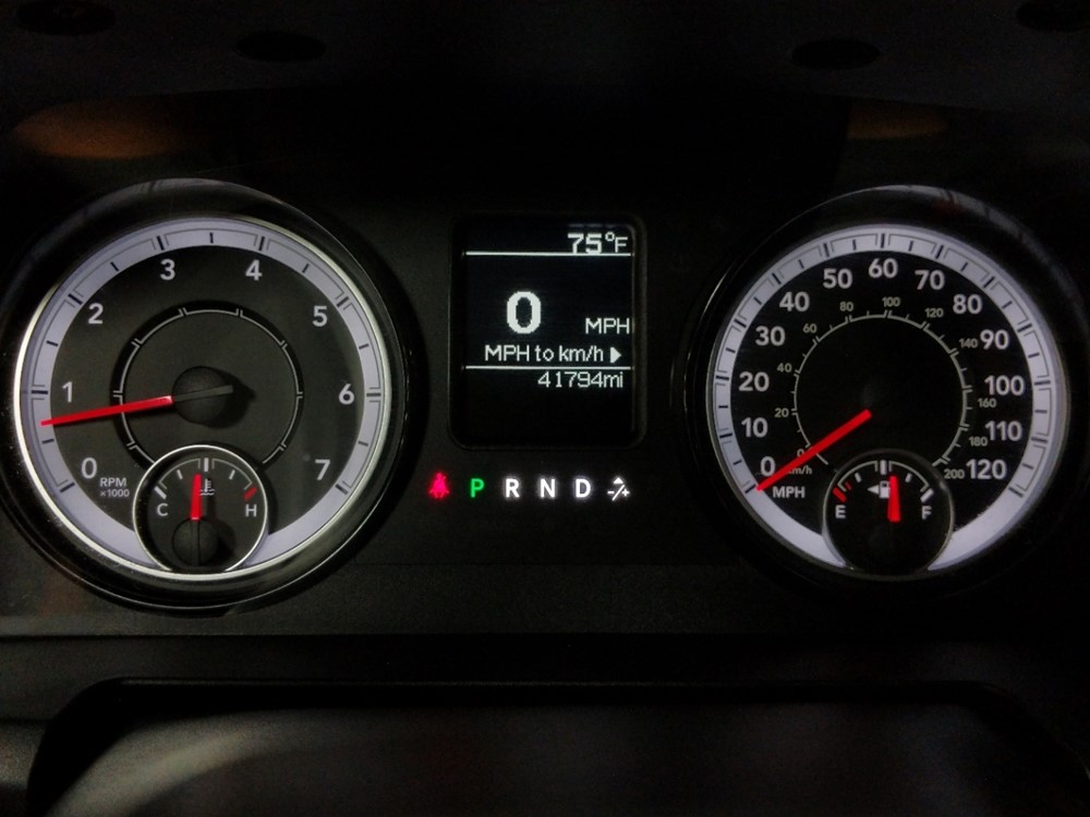 2017 Dodge Ram 1500 - Odometer Close Up