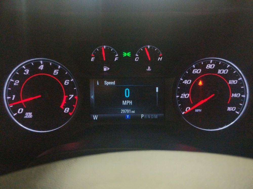 2017 Chevrolet Camaro - Odometer Close Up