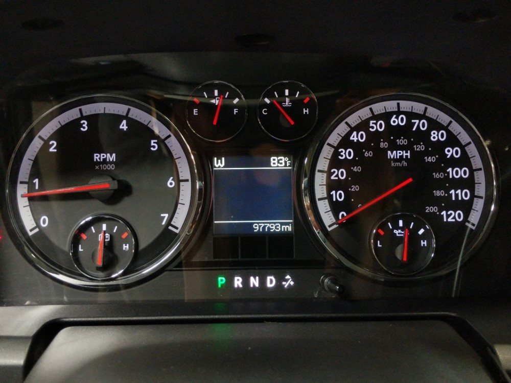 2011 Dodge Ram 1500 - Odometer Close Up