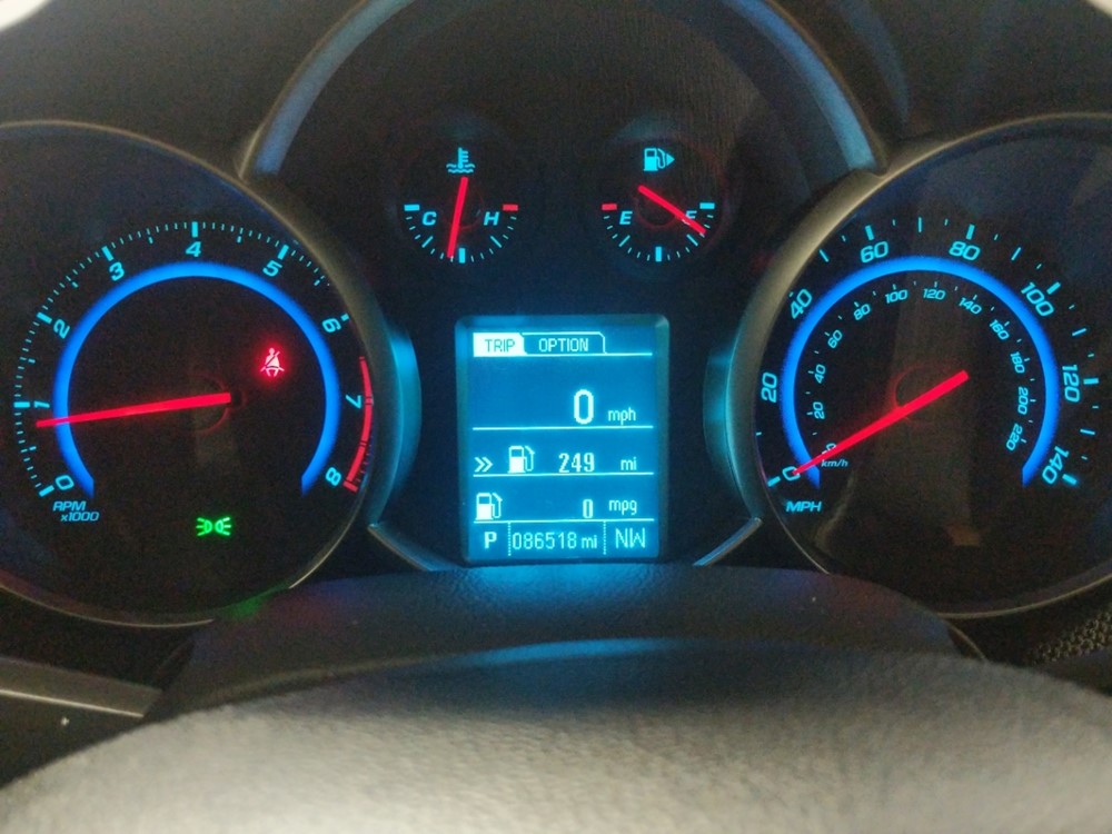 2016 Chevrolet Cruze - Odometer Close Up