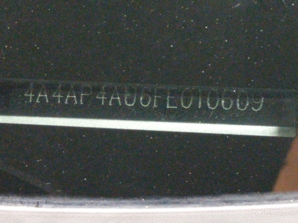 2015 Mitsubishi Outlander - VIN Plate