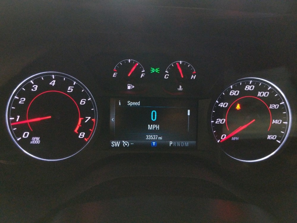 2018 Chevrolet Camaro - Odometer Close Up