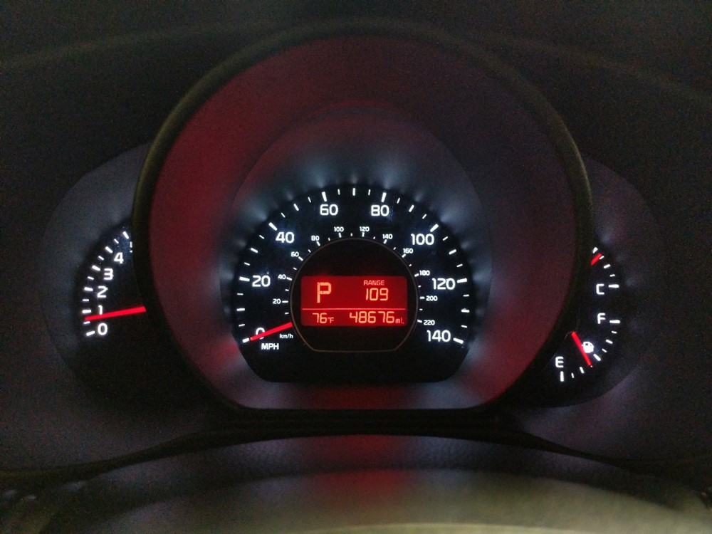 2018 Kia Soul - Odometer Close Up