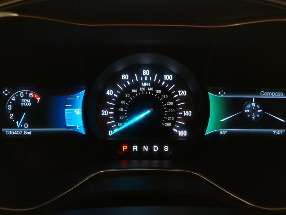 2016 Ford Fusion - Odometer Close Up