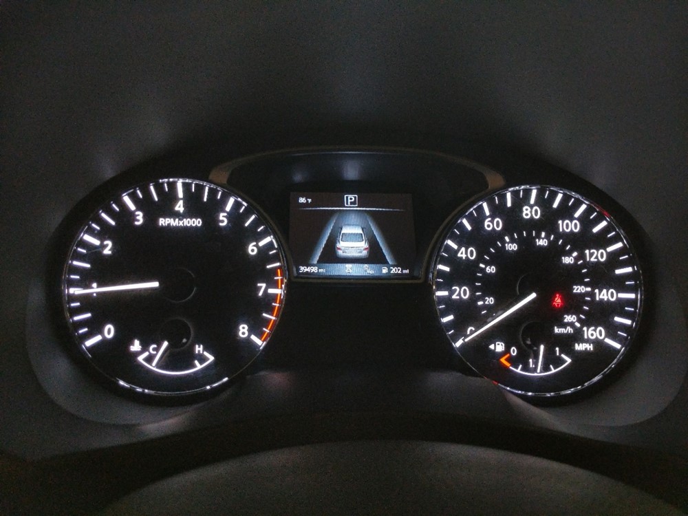 2018 Nissan Altima - Odometer Close Up