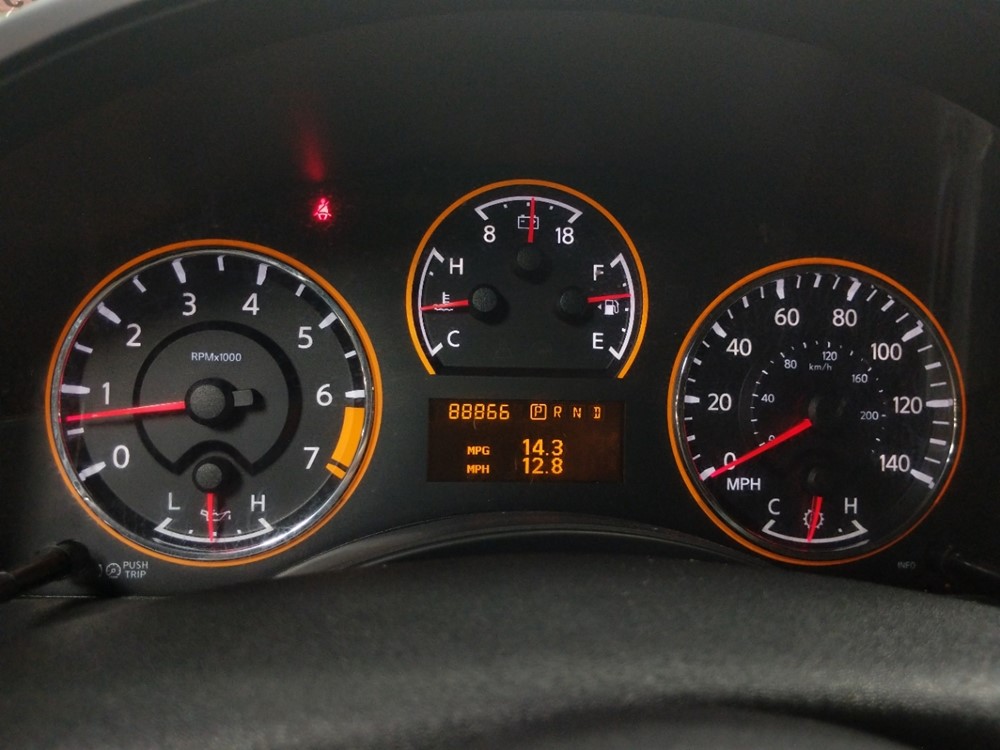 2010 Nissan Titan - Odometer Close Up