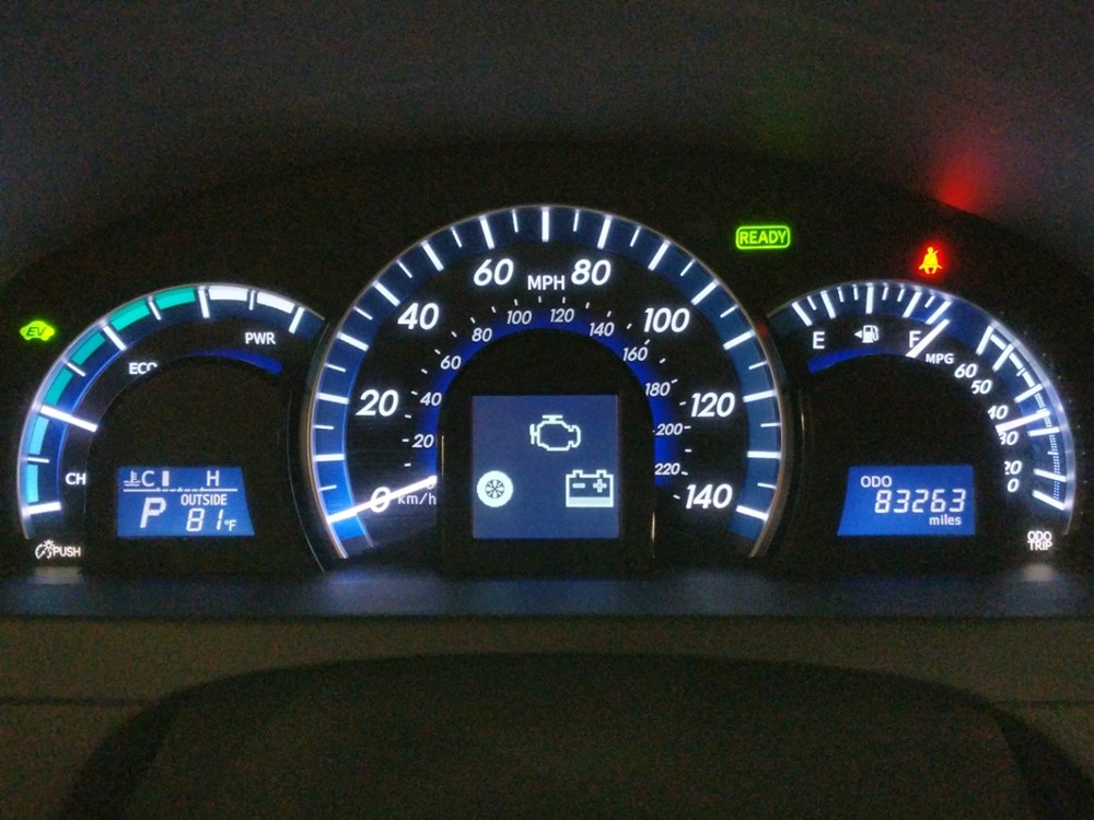2014 Toyota Camry - Odometer Close Up