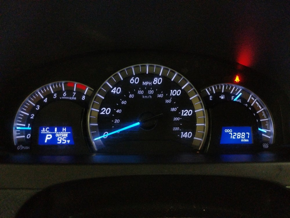 2014 Toyota Camry - Odometer Close Up