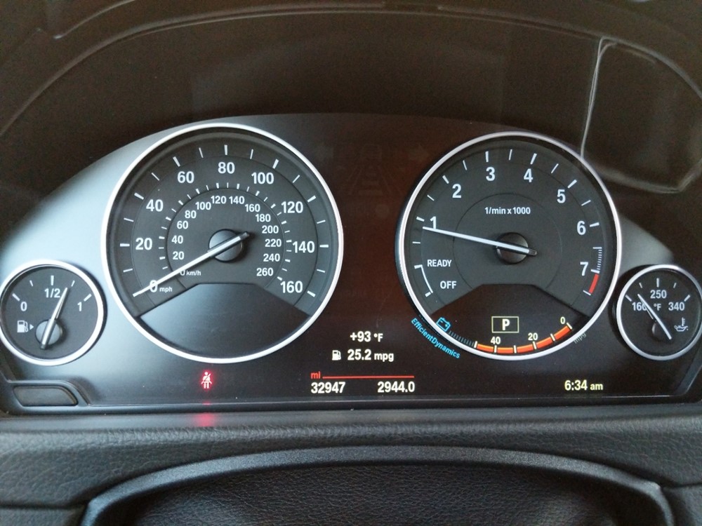 2015 BMW 428i - Odometer Close Up