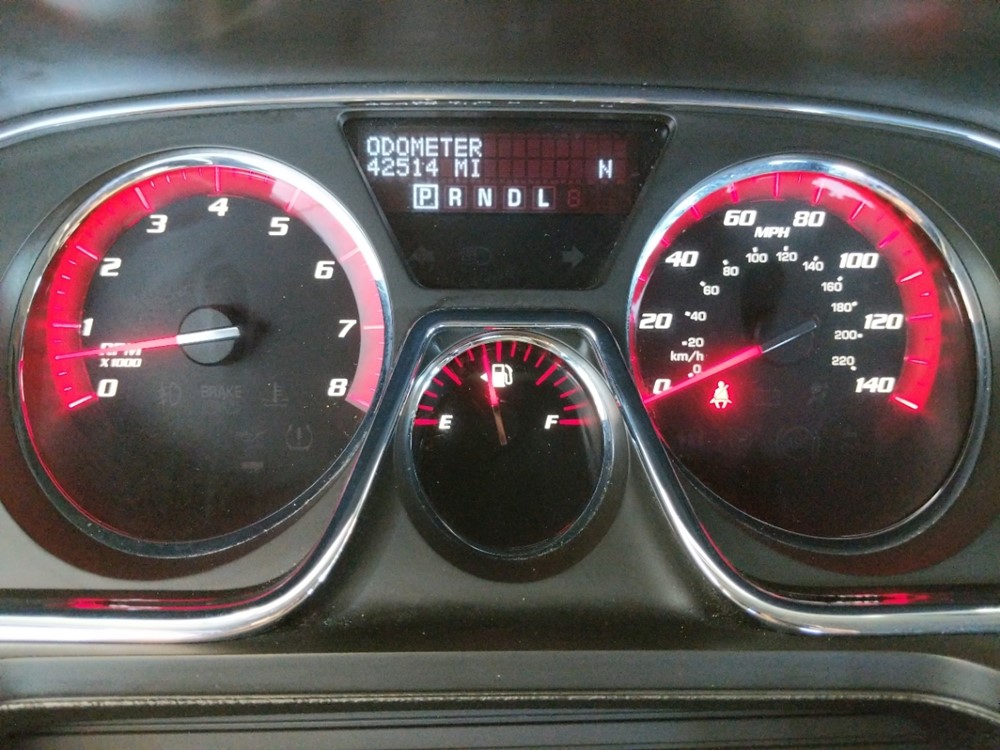 2016 GMC Acadia - Odometer Close Up