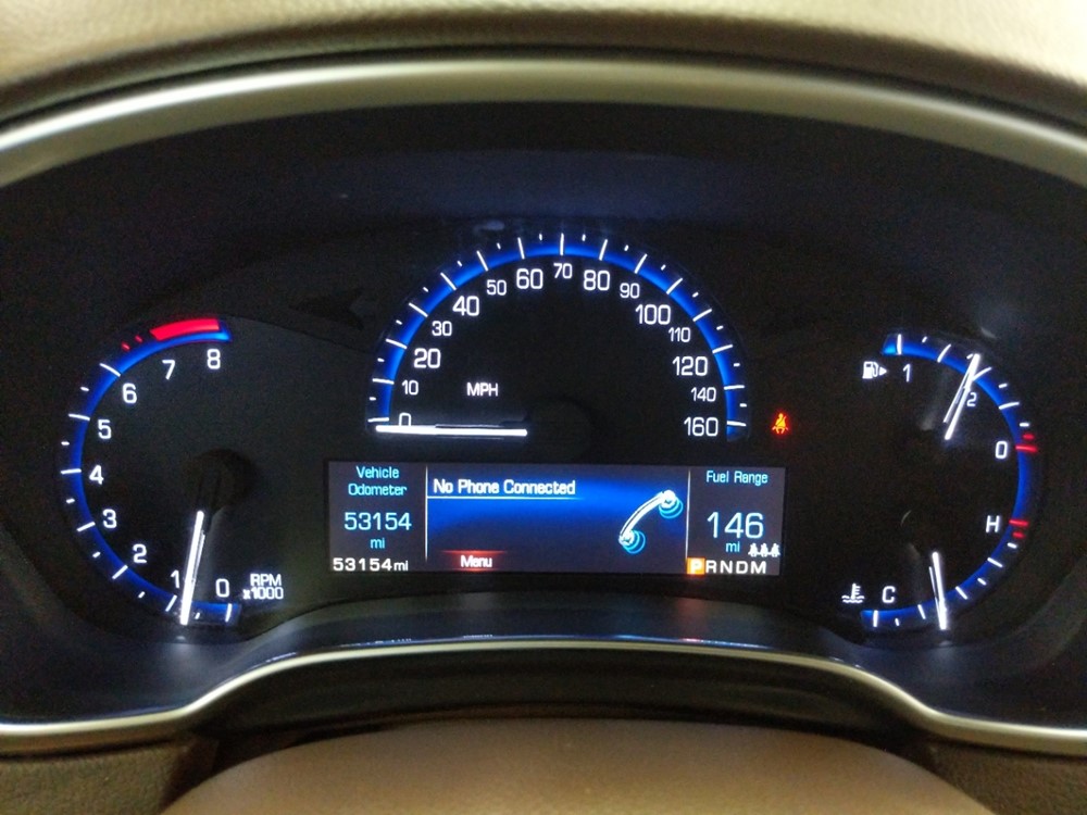 2015 Cadillac SRX - Odometer Close Up