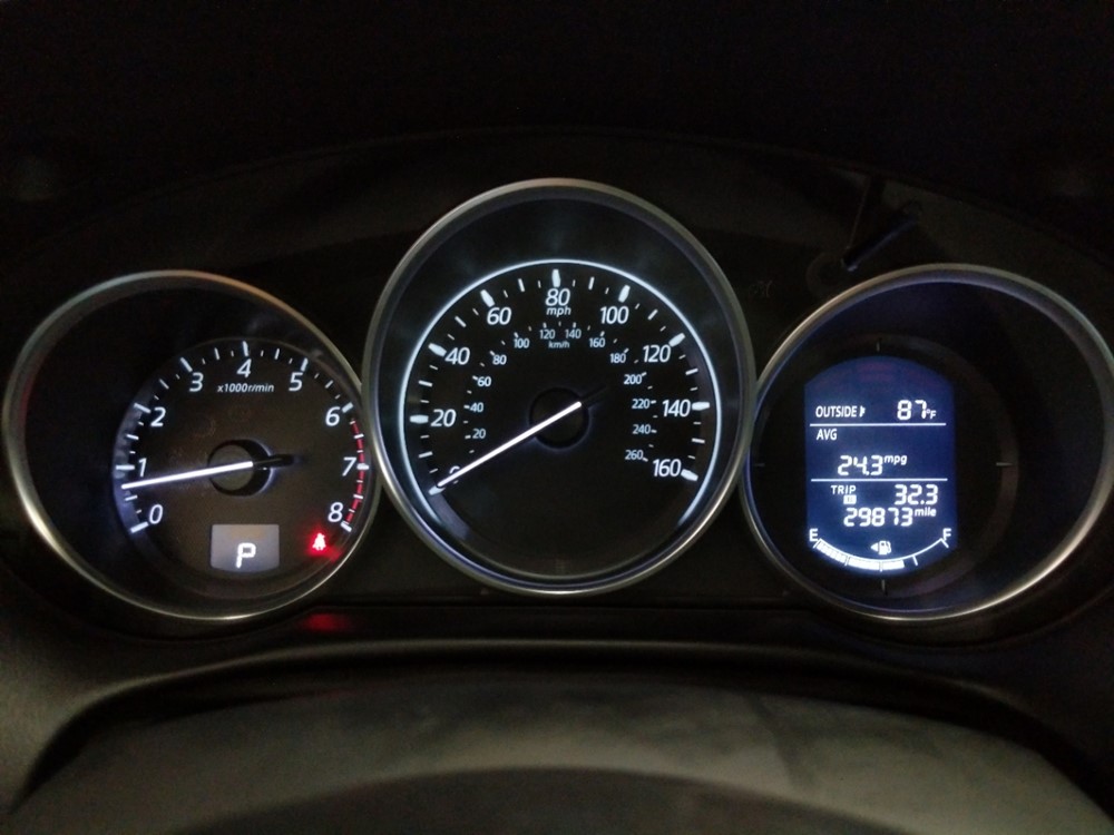 2016 Mazda CX-5 - Odometer Close Up