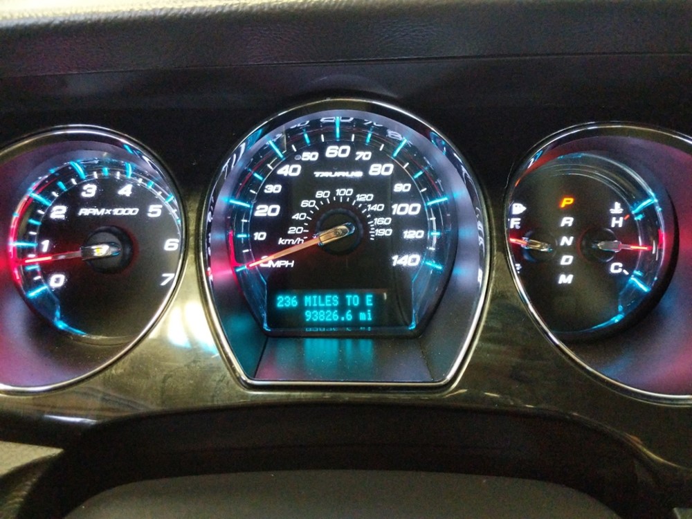2011 Ford Taurus - Odometer Close Up