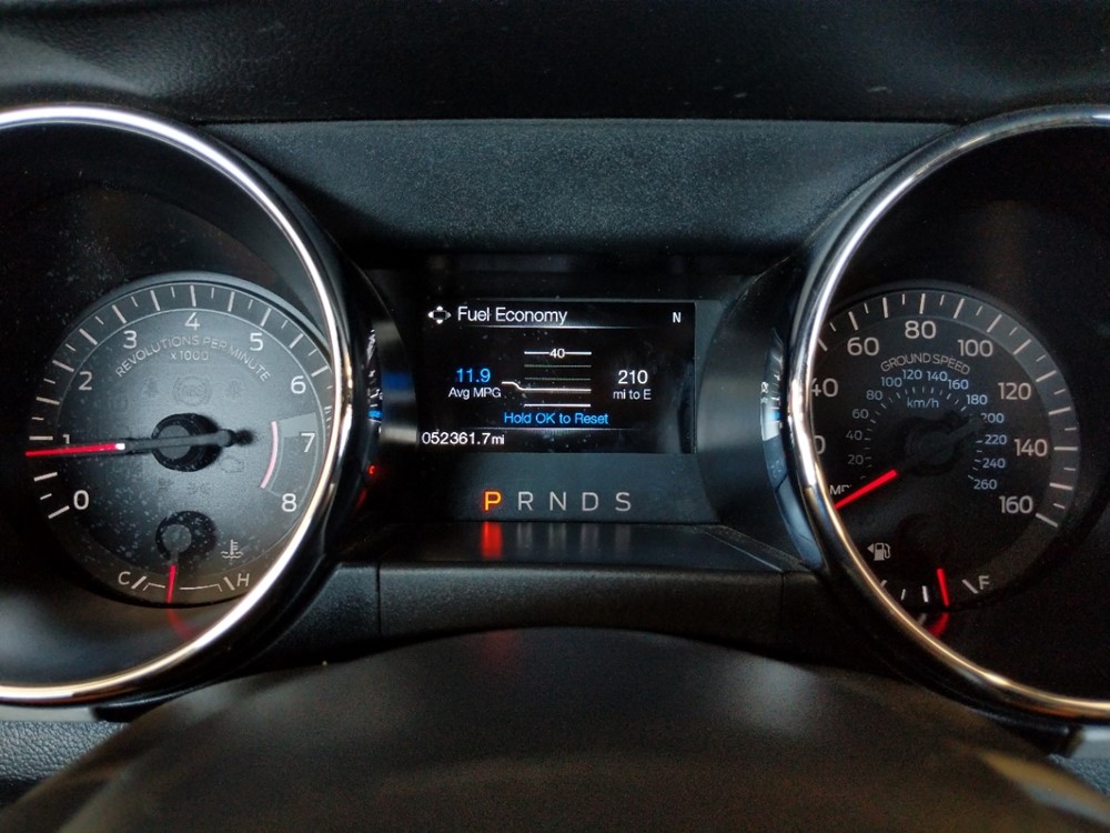2017 Ford Mustang - Odometer Close Up
