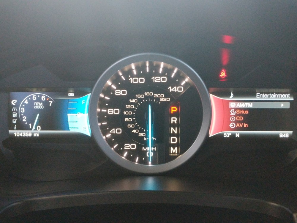 2012 Ford Explorer - Odometer Close Up