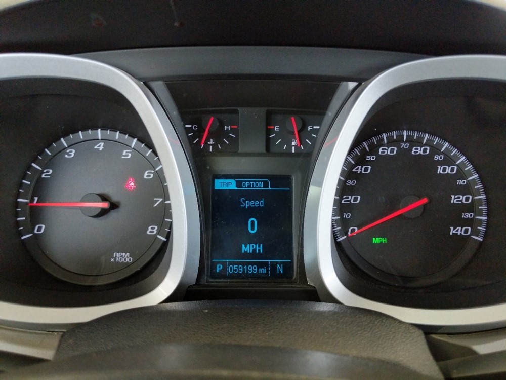 2017 Chevrolet Equinox - Odometer Close Up