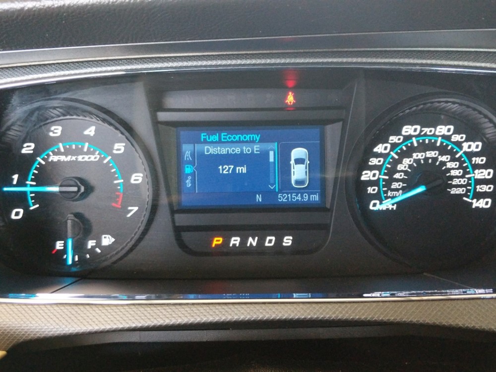 2015 Ford Taurus - Odometer Close Up
