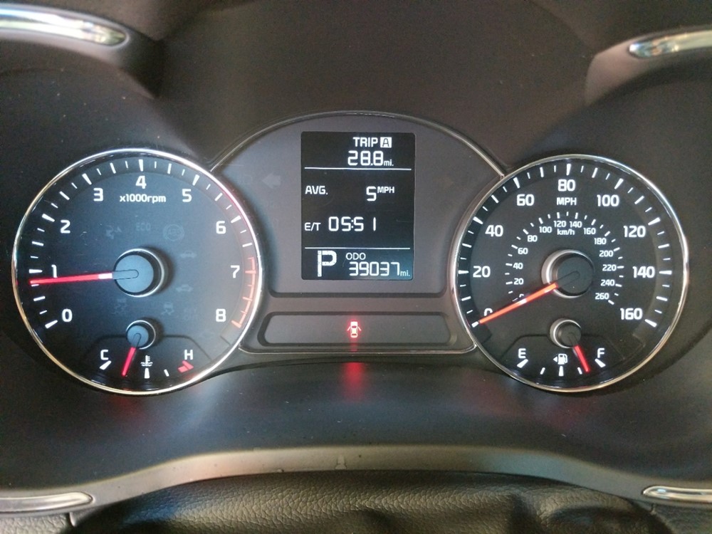 2016 Kia Forte - Odometer Close Up