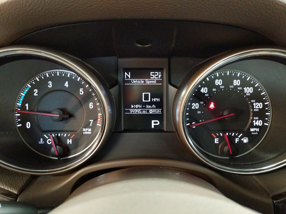 2013 Jeep Grand Cherokee - Odometer Close Up