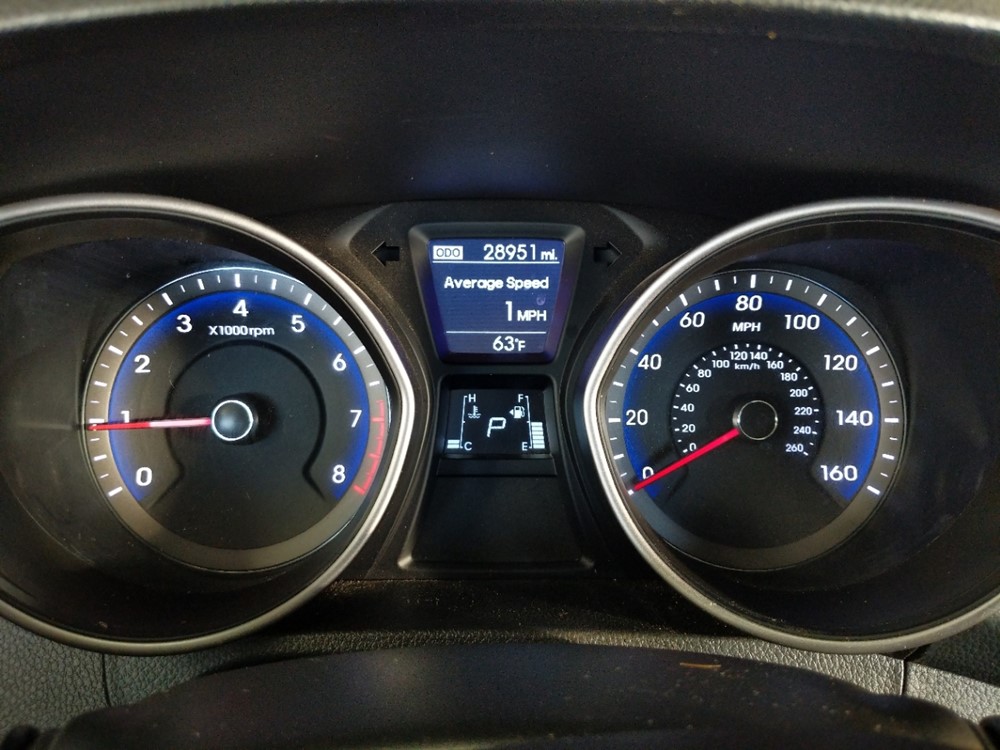 2017 Hyundai Elantra - Odometer Close Up